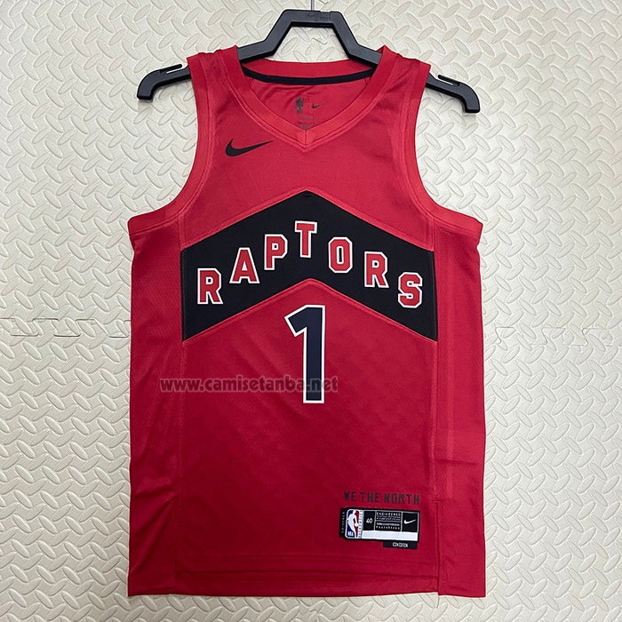 Camiseta Toronto Raptors Tracy Mcgrady #1 Icon 2022-23 Rojo